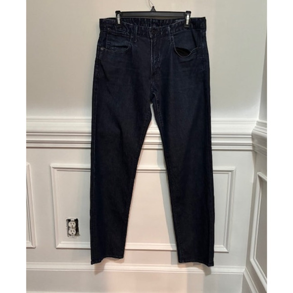 Bonobos Jeans Denim Mens Size 32X32 Straight Dark Wash Stretch Casual - Picture 1 of 7